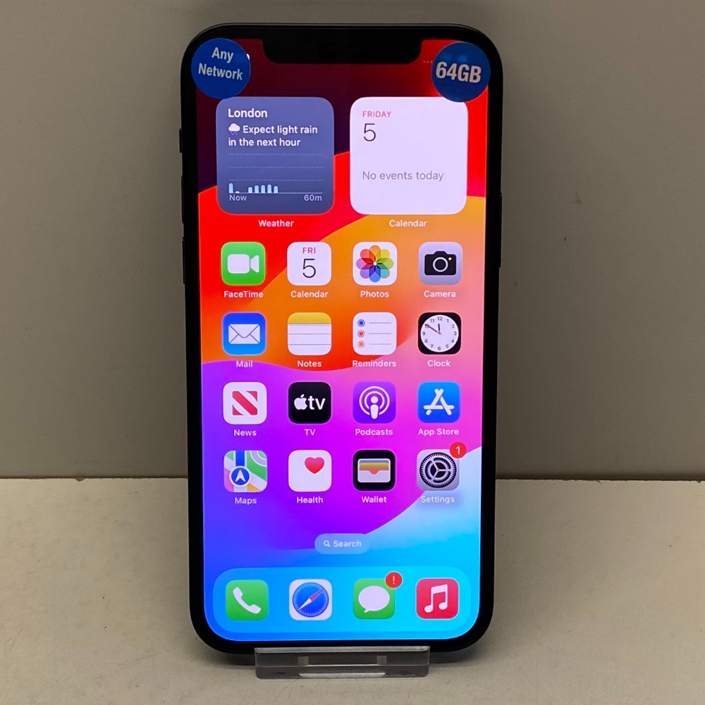 Pre-owned Apple iPhone 12 Unlocked Model A2403 64GB in Black - Own4Less
